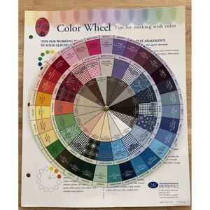 Creative Memories Color Wheel And Tip Sheet